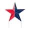Glitzhome® 30.75" Metal Patriotic Yard Stake Décor